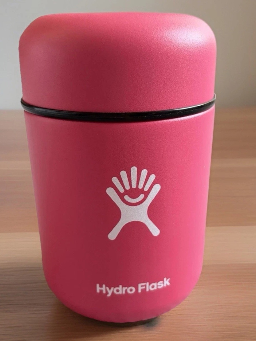 HYDRO FLASK Food Flask/Cooler Cup 12oz Pink Double Wall Insulation Hot & Cold